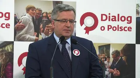 Komorowski rusza do Łodzi i zapowiada podsumowanie kadencji
