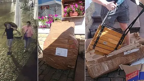 Łeba: Parę złodziei z Łeby odesłała ukradziony z kawiarni stolik