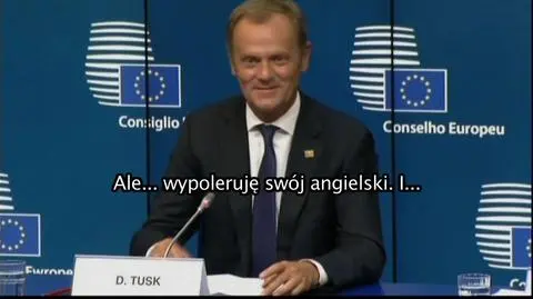 Tusk "wypoleruje" swój angielski w trzy miesiące? 47 proc. Polaków twierdzi, że tak