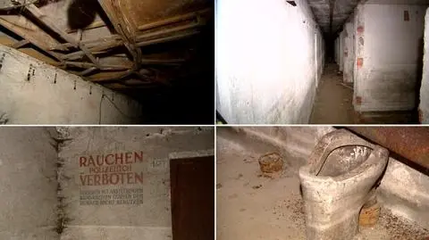 Wnętrze bunkra pod pl. Solnym