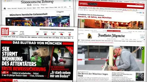 Niemieckie media rekonstruują piątkowe wydarzenia w Monachium