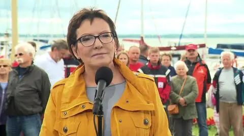 Premier Ewa Kopacz w Giżycku