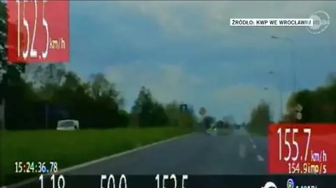 Rajd motocyklisty ulicami miasta. 
"Mógłby dostać 140 punktów karnych"