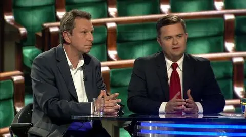 Adam Hofman i Andrzej Halicki w "Faktach po Faktach"