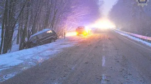 Bus uderzył w drzewo. 5 osób rannych 