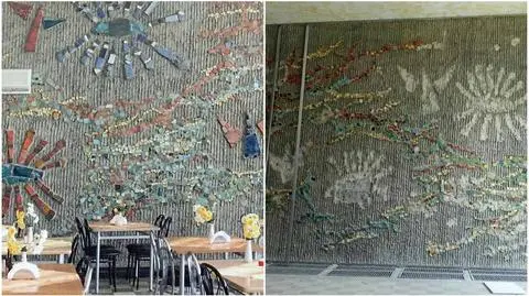 Kraków. Trwa remont akademika Piast. "Zniszczyli zabytkowe mozaiki"