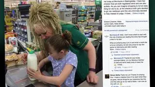 Matka dziewczynki podziękowania umieściła na Facebooku