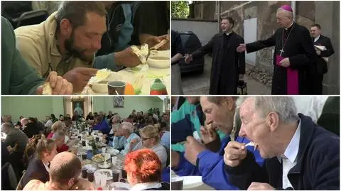 Śniadania zorganizowaly Barka i Caritas