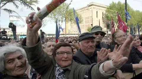 30 dni wieców przeciw Saakaszwilemu