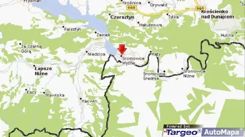 Do wypadku doszło w miejscowości Sromowce Wyżne