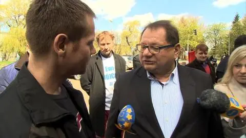 Ryszard Kalisz w terenie