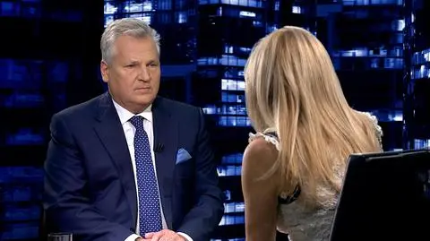 Aleksander Kwaśniewski był gościem "Kropki nad i"