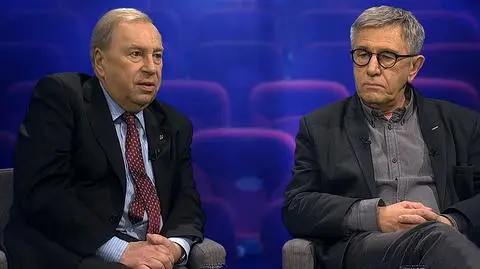 Jerzy Stuhr i Jerzy Radziwiłowicz w "Faktach po Faktach"