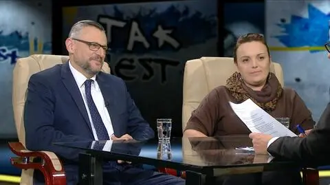 Tomasz Lenz i Diana Piotrowska w Tak Jest