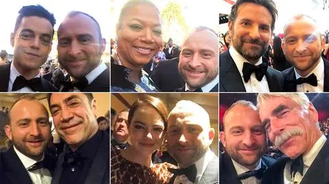 Borys Szyc z gwiazdami Hollywood