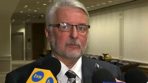 Witold Waszczykowski z sekretarzem generalnym ONZ Antonio Guterresem