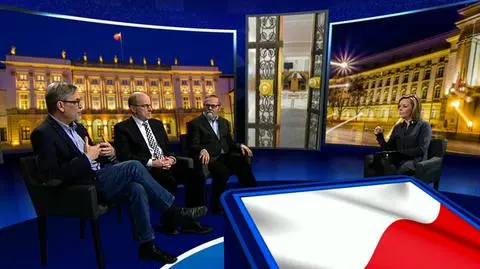 Jacek Żakowski, Jan Rokita i Ryszard Bugaj w "Faktach po Faktach"