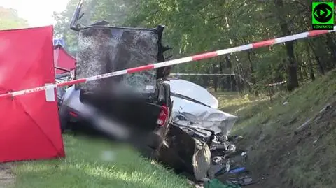 Tragiczny wypadek w Wielkopolsce. Dwie osoby nie żyją