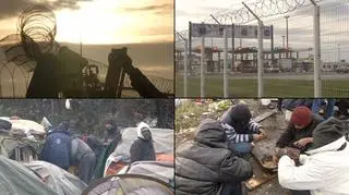 W Calais koczują imigranci, którzy chcą dostać się do Wielkiej Brytanii 