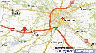 Zderzenie trzech samochodów na  A4