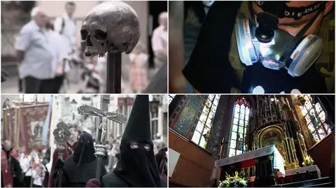 Badacze przewiercili się do nieznanych wcześniej krypt pod kościołem Franciszkanów w Krakowie