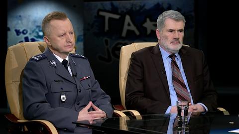 mł.insp. Tomasz Piechowicz i Piotr Strzembosz w Tak Jest