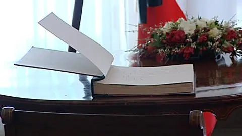 Księga w Pałacu Prezydenckim jest wystawiona do 18