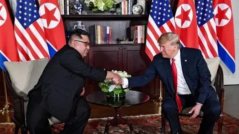 Donald Trump w wywiadzie o szczycie z Kim Dzong Unem