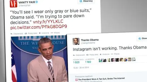 "Pustynny kamuflaż prezydenta". Internet komentuje nowy garnitur Baracka Obamy