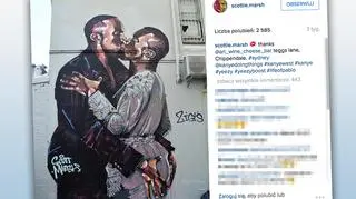 Sześciometrowy mural Scotta Marsha "Kanye Loves Kanye" stał się hitem internetu 