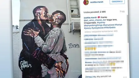 Australia: sprzedano mural Kany'ego Westa