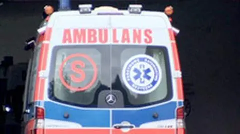 Kierowca karetki został zatrzymany przez policję do kontroli