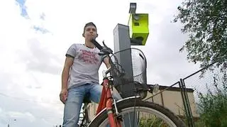 Rowerzysta nie chciał zapłacić mandatu