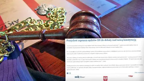 Prezydent zaprasza sędziów SN do debaty nad nową konstytucją