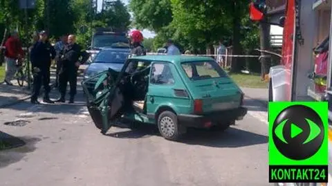 79-latek wymusił pierwszeństwo maluchem
