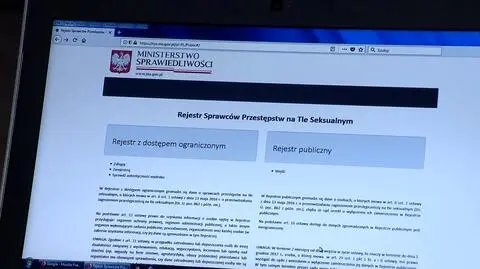 Z Nowym Rokiem ruszył internetowy rejestr pedofilów i gwałcicieli