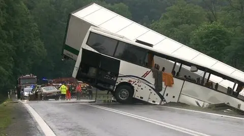 Poland. Bus with children collided with a truck. 5 seriously injured