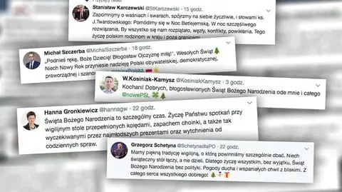 Politycy złożyli Polakom życzenia