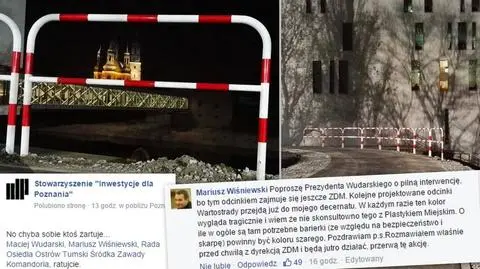 "Barierkozy" w Poznaniu ciąg dalszy. "Jutro przerwą tę akcję"