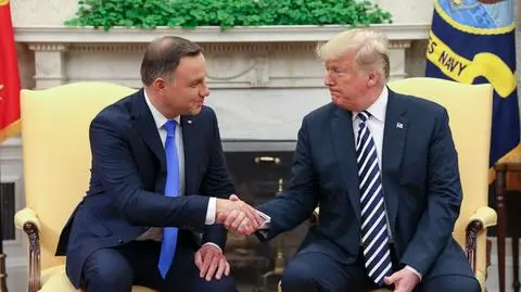 Spotkanie Andrzeja Dudy i Donalda Trumpa ma potrwać pół godziny