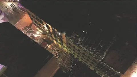 Szczecin: pożar w kamienicy przy ul. Podgórnej