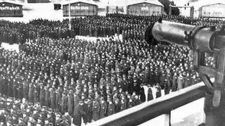 Zdjęcie obozu w Sachsenhausen