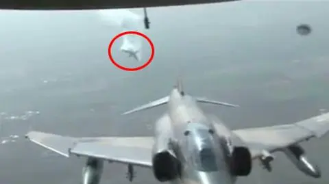 Ostatnie sekundy śmiertelnie rannego irańskiego Ił-76