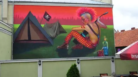Murale na Jarocin Festiwal. Na początek "Buntownik z wyboru"