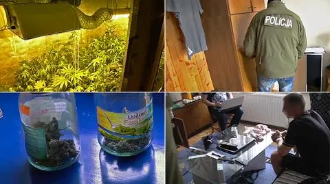 Przez szafę na plantację marihuany