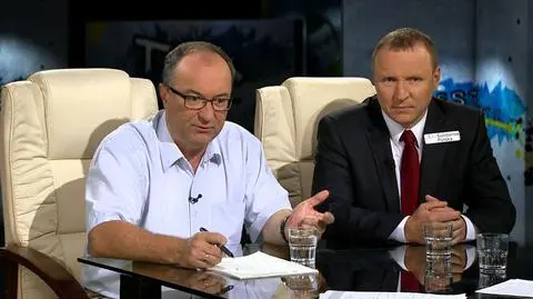 Włodzimierz Czarzasty i Jacek Kurski w "Tak jest"