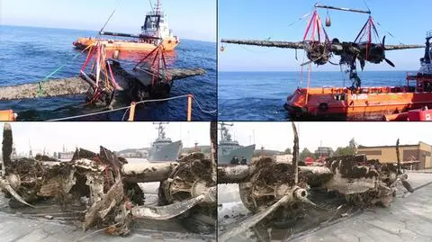 Wrak po 70 latach wydobyto z dna Bałtyku