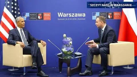 Szczyt NATO. Rozmowa Baracka Obamy i Andrzeja Dudy