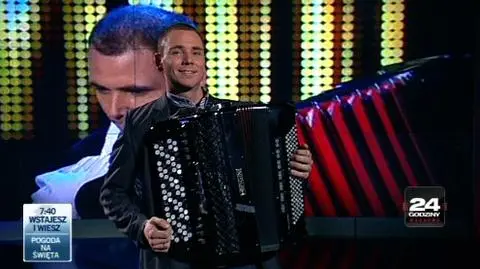 Wyrostek gra w TVN24