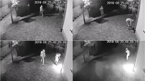 Obrażali księdza, podpalili plebanię. Nagrał ich monitoring